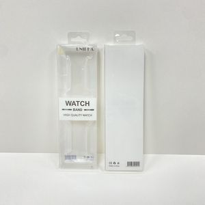 Proste przenośne pudełko na paski do Apple Watch Band Pakiet Series Dise to do skórzanego silikonowego nylonowego paska wyświetlacza opakowanie detaliczne
