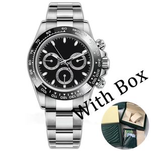 Luksusowe męskie zegarki designerskie zegarki Męskie mechaniczne automatyczne szafirowe składane podroby klamry 904L Silikonowy pasek ze stali nierdzewnej Montre de lukse dhgate