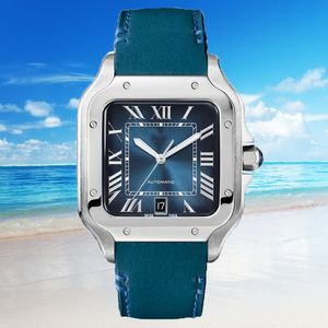 Man Watches Designer Womens Square 시계 고품질 Panthere Mens Watch Montres Mouvement Watches 방수 스포츠 Montre Luxe Dhagte Wristwatches