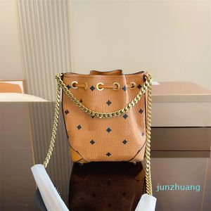 Designer bags the tote bag wallet purse Leather Fashion Casual Style Unisex Suede Street Style Gold Drawstring Cross body