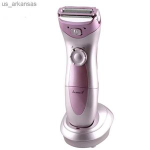 Washable Electric Lady Shaver Epilator Body Clipper Women Bikini Line Trimmer Hair Remover Shaving Razor Underarm Pube Haircut L230523