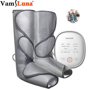 Leg Massagers Air Compression Leg Foot Massager Vibration Infrared Therapy Arm Waist Pneumatic Air Wraps Presotherapy Boot To Promote Blood 230609