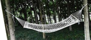 Hängematten Hängematte Outdoor Camping Tourist Bergsteigen Freizeit Hängehängematte Schlafnetz mit Stick Mesh Bold Swing