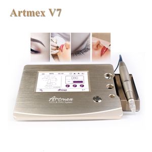 Tätowiermaschine Touchscreen Artmex V7 Kit Pro Digital Augenbrauen Lip Permanent Make-up RotaryPen PMU MTS 230613