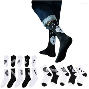 Men's Socks Men's Funny Hip Hop Sports Animal Style Cotton Fashion Pure