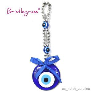 Dekoracje ogrodowe Bristsgrass Blue Eye Wstbonę Bowtie Amulet Lucky Charm Wall Wiszący Pendulum Pendulum Dekorowanie R230613
