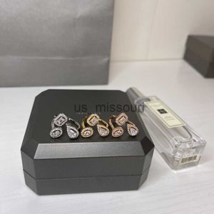 Band Rings Luxury Takı 2005 yılında kurulan S925 STERLING Gümüş Çift Yüzük Bağımsız Tasarım Serisi Tatil Hediyesi J230613