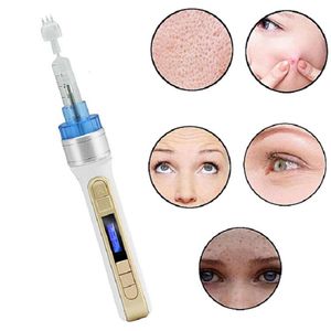 Face Care Devices Portable 3D Smart Water Injection Pen Handheld Meso Gun Injector Skin Rejuvenation Anti Aging Eye Bag Remover 230613