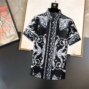 Camisas masculinas de grife de verão manga curta camisas casuais moda polos soltos estilo praia camisetas respiráveis camisetas roupas M-3XL UG10