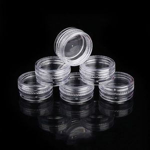 25g Clear Plastic Jars Eyeshadow Nail Polish Powder Cosmetic Jars Cream Bottle PET Plastic Jar Nude Cosmetic Container Iuiqx