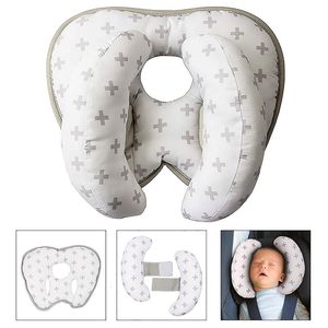 Caps Hats Baby Pillow Protective Travel Car Seat Head Neck Support Pillows Adjustable Children UShape Headrest Toddler Cushion 03 Years 230613