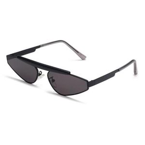 Okulary przeciwsłoneczne moda kobiety małe odcień obiektyw Vintage One Piece Metal Cat Okulasy żółte czyste okulary nxsunglasses2591193234k