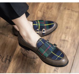 Projektant mody Krokodyl Krokodyl skórzane męskie buty ślubne włoski luksus spiczasty u stóp stroj