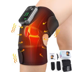 Leg Massagers Knee Heating Massager Joint Physiotherapy Quick Effect Electric Pain Relief Compress Vibration Massage Rechargeable Gift 230613