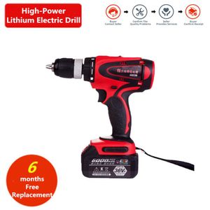 Boormachine 13mm HighPower Litium Electric Drill 36vf Borstless Cordless Borr 54N.M Electric Screwdriver 2SPEEDS MTSERIES Power Tools