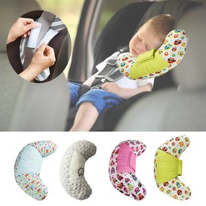 Caps Hats Children Car Pillow Styling Neck Headrest Cushion Baby Seat Belts Kids Shoulder Safety Strap Headband Support 230613