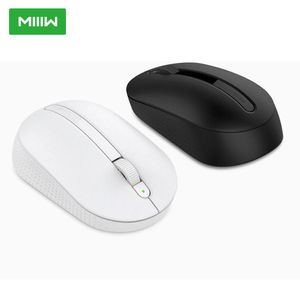 Möss MIIIW Wireless Office Mouse Portable 1000DPI USB Optical Computer Mouse 2.4 GHz Mottagar Gaming Mouse för bärbara datorer PC Office Mice