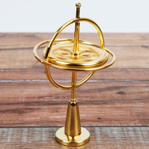 Spinning Top Creative Scientific Learning Metal Finger Gyroscope Gyro Pressure Relieve Classic Toy Education for Children P230612