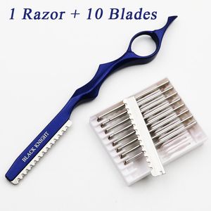 Razors Blades Japan Stainless Steel Professional Sharp Barber Razor Blade Hair Cut Cutting Thinning Knife Salon Tools 230612