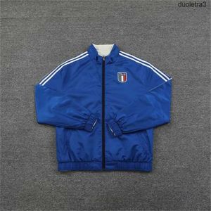 Italys Blue Soccer Tracksuits Windbreaker 2023 Włoski oszczędność Immobile Chiesa Football Jackets Raspadori Jorginho Barella Bastoni Frattesi Maglia 7rd3