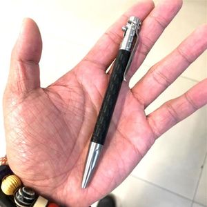 MG Fibra de Carbono Parafuso de Autodefesa Tipo de Ação Caneta Tática Quebrador de Vidro Ferramenta EDC de Sobrevivência ao Ar Livre290r178R