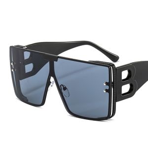 Okulary przeciwsłoneczne D t Duża ramka B Letters Kamelski Luksusowa marka Retro Square Metal Słońce Men Men Gradient Shades Lady 230612