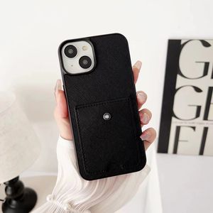 Designer-Handyhüllen, Kreditkartenhalter, Taschen für Herren und Damen, Apple iPhone 14 13 Pro Max, Luxus-Leder, Ganzkörper-Handy-Rückstoßstangenabdeckungen, Muscheln, Fundas 22