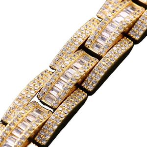 Серебряные браслеты мужская Майами кубинское сочетание браслет Moissanie Baguette Bracelet Diamond