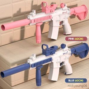 Sand Play Water Fun New Electric Gun Pistol Shooting Automatic High Pressure Summer Games Beach Toy for Children Children Gift R230613