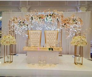 Party Decoration Wedding Backdrops Floral Stand for Decor Metal Arch Event Drop