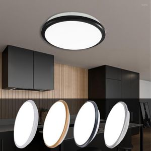 Lâmpadas de teto modernas 24W lâmpada banheiro quarto luz led resistente à umidade branca pendurada 6000K corredor cozinha lustre