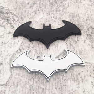 Decoração de festa 1PC 3D Bat Shape Car Stickers Cool Metal Car Logo Emblem Sticker Decalque Motorcycle Automobiles Car Accessories