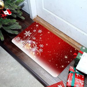 Carpets Christmas Printed Floor Mat Entry Door Cross Border Home Bathroom Carpet Foot Inexpensive Blankets