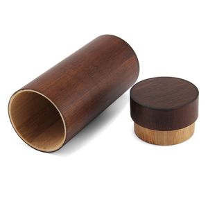 Sunglasses Cases Bamboo Wood Cylinder Glasses Case Cylinder Box Sunglasses Case Bamboo and Wood Special Glasses Case Storage Box Estuche Lente 230612