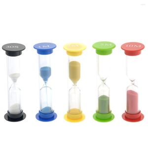 Orologi Accessori Clessidra Sand Clock Timer (colore casuale) 5 pezzi 30 secondi/1 minuto/3 minuti/5 minuti/10 minuti Clessidra colorata