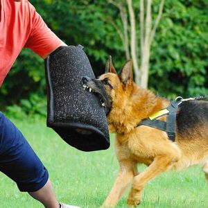 Ekipman köpek ısırığı kolu koruma kolu evcil hayvan eğitim ısırma aracı orta büyük polis için Alman çoban pitbull aksesuarlar malzemeler