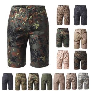 Tactical BDU Army Combat Clothing Quick Dry Pants Camouflage Shorts Outdoor Woodland Hunting Shofting Dress Uniform No05017303i