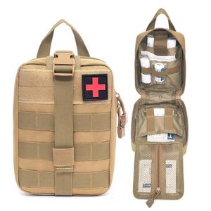 Molle Tactical First Aid Комплекты пакетов медицинская сумка на открытом воздухе в армии охота на автомобиль.