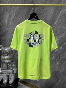 CH Fashion Clothing Designer TEE Luksusowe swobodne koszulki 2023ss Heart Kro Mattyboy Horseakhoe Cross Sanskrit krótkie rękawy mężczyźni kobiety bawełniane koszulki T-shirt Chromees