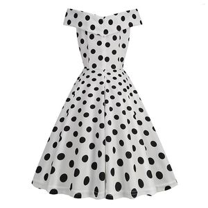 Casual Dresses Women's Vintage Cocktail Dress 50s 60s Pin Up Rockabilly Robe Party Office Sexig Femme Lace High midje Vestidos