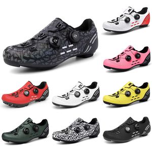 2023 cycling shoes men Black Red Dark Green Grey Yellow Pink mens trainers outdoor sports sneakers