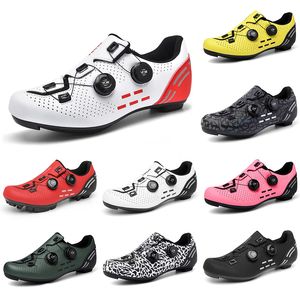 2023 scarpe da ciclismo da uomo Nero Rosso Bianco Verde Grigio Giallo Rosa scarpe da ginnastica da uomo per sport all'aria aperta