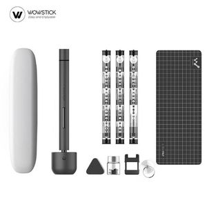 Schroevendraaiers Wowstick 1F Pro Mini chave de fenda elétrica Kit de chave de fenda elétrica recarregável sem fio com luz LED operada por bateria de lítio