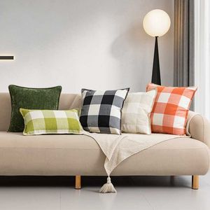 Nowy styl projektant poduszki dekoracyjna poduszka luksusowa moda prosta styl vintage poduszka okładka okładka sofa do domu 45*45 cm