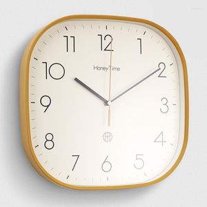 Wall Clocks Silent Decorative Clock Modern Design Stylish Square Digital Children Reloj De Pared Home And Decoration