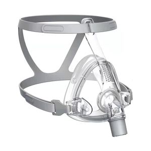 Ögonmassager F4N5B CPAP -mask för Auto AP -kudde full ansikte silikonmaterial SML med huvudbonad snabb 230612