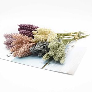 Dried Flowers Lavender Artificial Home Decor Wedding Decorations Christmas Diy Dining Table Vases for Decoration