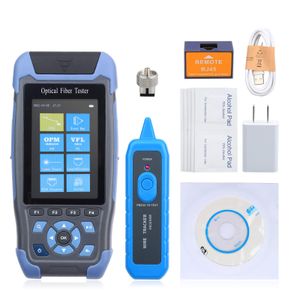 OTDR Fiber Optic Tester Mini-Pro 1310/1550nm SM Mulit Function Test OTDR Launch Cable Box Time Domain Reflectometer Cable Detector Obstacle com OPM OLS RJ45 Test