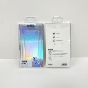 Universal Laser Blister PVC Retail Packaging Box för iPhone 14 13 12 11 Pro Max XS XR Magsafe Magnetic Case Cover Display Frakt