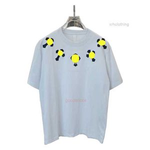 CHメンズTシャツデザイナーTシャツクロムサマーシャツハートTシャツ女性ティーCH CHプリント特大カジュアルヒップホップクロームハート4 R